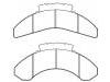 الفرامل الوسادة Brake Pad Set:D268-7173