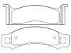 Plaquettes de frein Brake Pad Set:D12-768