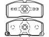 Bremsbelagsatz, Scheibenbremse Brake Pad Set:3501100X02A00