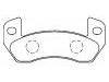 الفرامل الوسادة Brake Pad Set:GDB1680